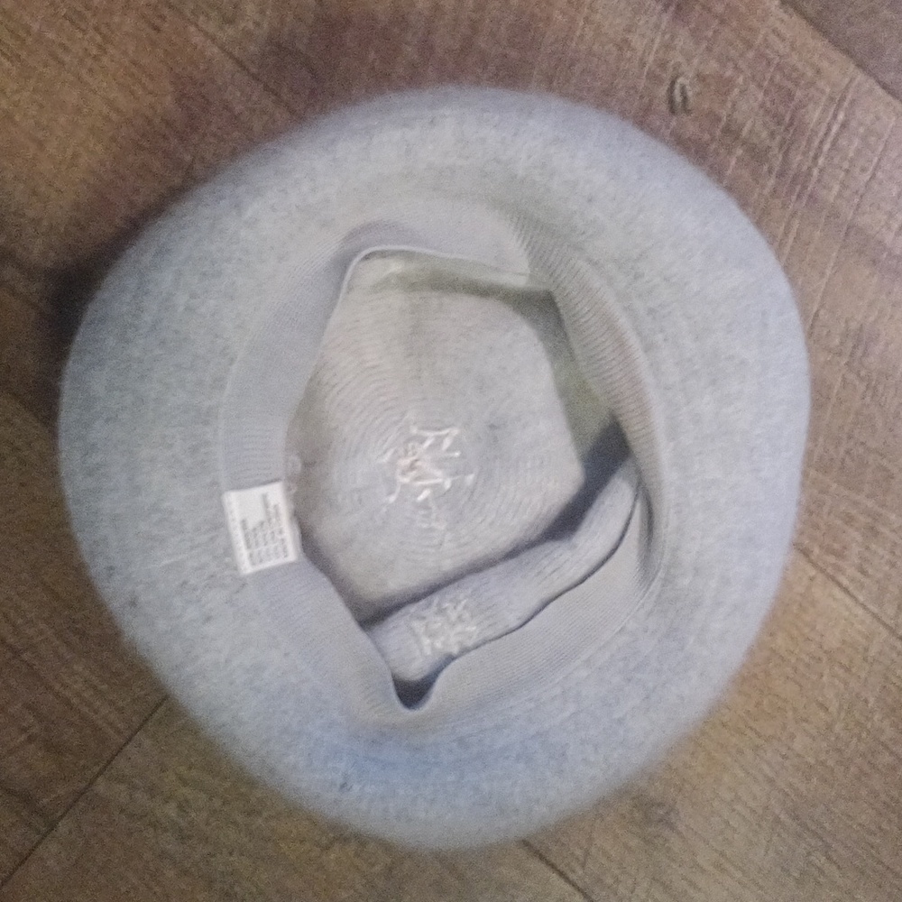 Angora Wool Gray Hat - image 5
